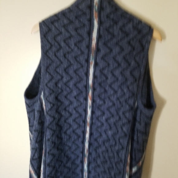 Edin Aztec print open cardigan - Picture 2 of 6